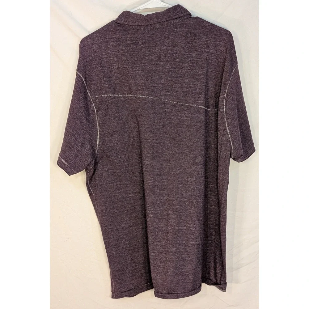 Buckle Black No. 48 Mens Athletic Fit Polo Shirt Purple XXL Short Sleeve